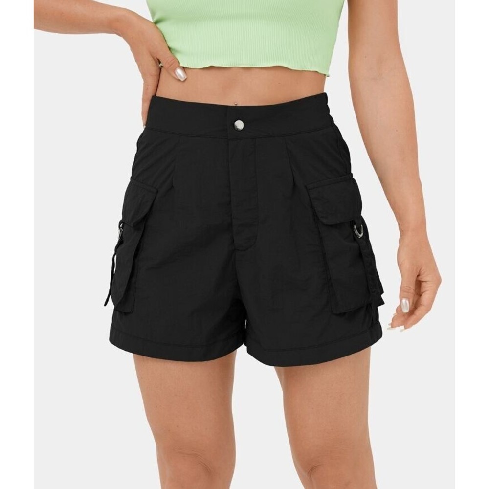 HALARA BLACK CARGO SHORTS..! Size M